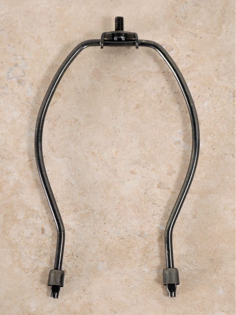 8 inch dark bronze lamp harp.